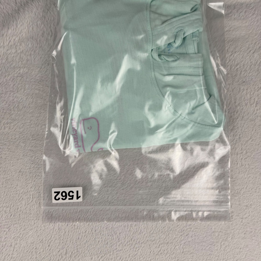 Vineyard Vines Hoodie Womens Large Mint Green Long Sleeve Slub Cotton Whale Logo - Picture 12 of 12